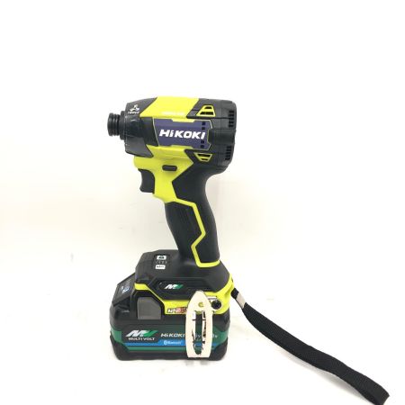 HiKOKI ハイコーキ 36V コードレスインパクトドライバ 充電器・充電池2個・ケース付 PSEマーク有 WH36DD スパイダーイエロー