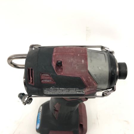 MAKITA マキタ 電動工具 コードレス式 18V 充電式インパクトドライバ 本体のみ TD173D レッド