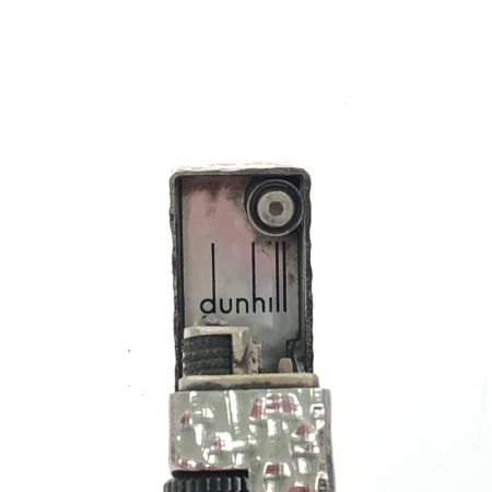 dunhill ダンヒル ローラー ガスライター 彫柄 シルバーカラー 着火未確認