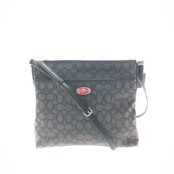 COACH コーチ レディース ショルダーバッグ シグネチャー ジャガード 斜め掛け F36182 グレー Bランク