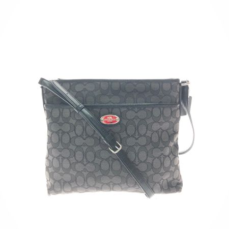 COACH コーチ レディース ショルダーバッグ シグネチャー ジャガード 斜め掛け F36182 グレー