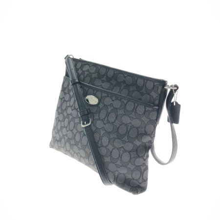 COACH コーチ レディース ショルダーバッグ シグネチャー ジャガード 斜め掛け F36182 グレー