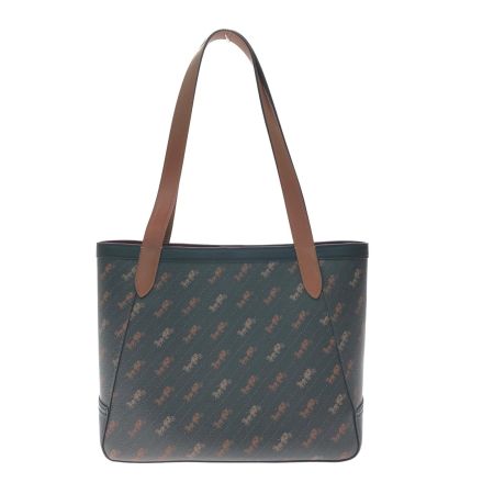 COACH コーチ レディース トートバッグ ショルダートート アウトレット ホース アンド キャリッジ ドットプリント C4061 ブラウン