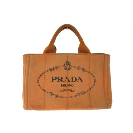 PRADA プラダ レディース トートバッグ カナパ ミニトート オレンジ