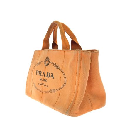 PRADA プラダ レディース トートバッグ カナパ ミニトート オレンジ