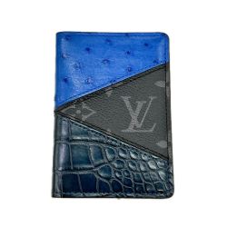 LOUIS VUITTON ルイヴィトン カードケース モノグラムエクリプス オーストリッチ オーガナイザー N96274 Bランク