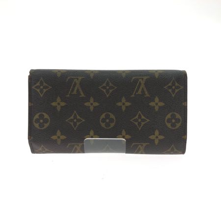 LOUIS VUITTON ルイヴィトン レディース 三つ折り長財布 モノグラム ポルトフォイユインターナショナル M61217 ブラウン