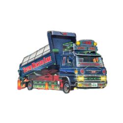 プラモデル 1/32 断突レンジャー 一匹狼 ラメキャブ SSグリル仕様 「爆走4tデコトラ烈伝2 No.29」 Sランク
