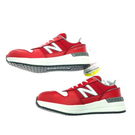 NEW BALANCE ニュー・バランス スニーカー 安全靴 セントルイス JSAA A種 プロスニーカー 作業靴 24.5cm 2601 レッド