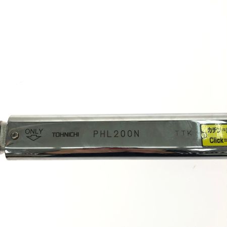 TOHNICHI 東日製作所 ハンドツール パイプレンチヘッド付プリセット形 トルクレンチ 40～200N PHL200N