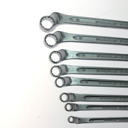 STAHLWILLE スタビレー ハンドツール メガネレンチセット 8本組 75度オフセット 4018754080977