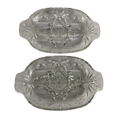  アンカーホッキング Anchor Hocking プレスカット プレート 2枚 Bランク