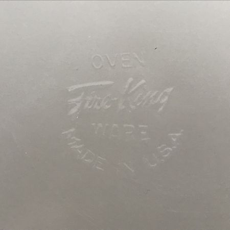  Fire King ファイヤーキング ディナープレート 30cm クリーム