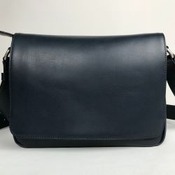 ■■ Somes Saddle ソメスサドル BRETON ブルトン ショルダーバッグ ネイビー Aランク