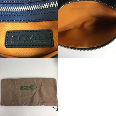  Somes Saddle ソメスサドル BRETON ブルトン ショルダーバッグ ネイビー