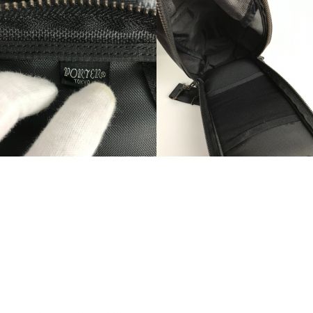  PORTER ポーター HEAT ヒート ワンショルダーバッグ ボディバッグ 吉田カバン 日本製 ブラック