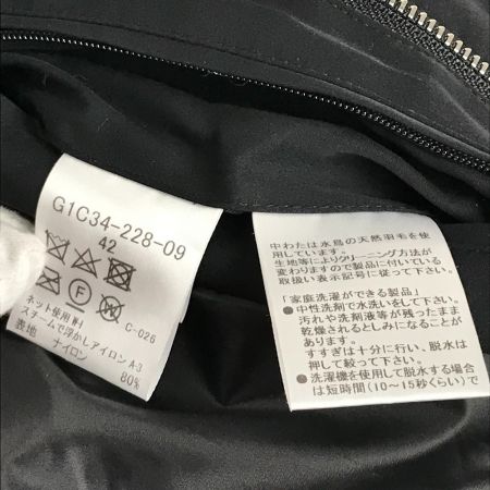  MACKINTOSH LONDON マッキントッシュロンドン フーデッドダウン サイズ42(Lサイズ)  G1C34-228-09 ブラック