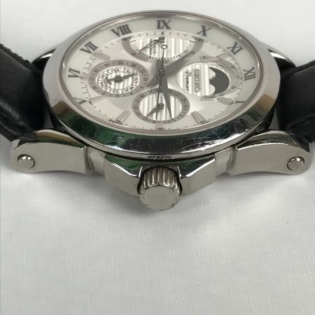  SEIKO セイコー キネティック ムーンフェイズ オートクォーツ 5D88-0AA0