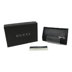 ■■ GUCCI グッチ 6連キーケース  レザー 箱付 0332149 ブラック Aランク