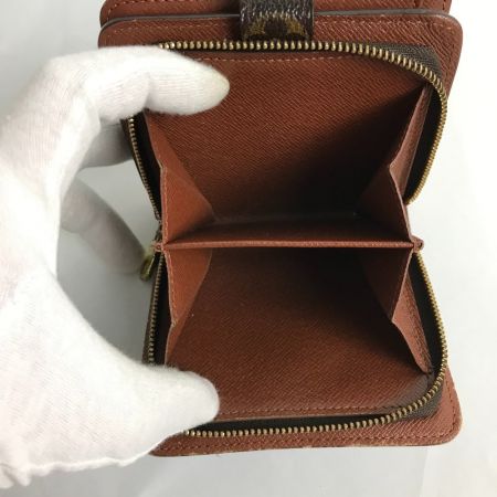  LOUIS VUITTON ルイヴィトン モノグラム コンパクトジップ 2つ折り財布  M61667