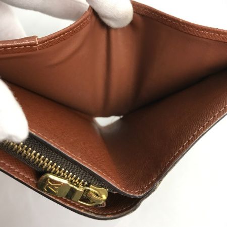  LOUIS VUITTON ルイヴィトン モノグラム コンパクトジップ 2つ折り財布  M61667