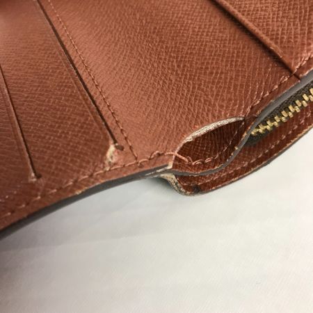  LOUIS VUITTON ルイヴィトン モノグラム コンパクトジップ 2つ折り財布  M61667