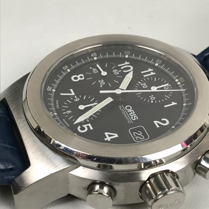 ORIS オリス ビッグクラウン 自動巻き メンズ腕時計 クロノグラフ ブラック 7511｜中古｜なんでもリサイクルビッグバン