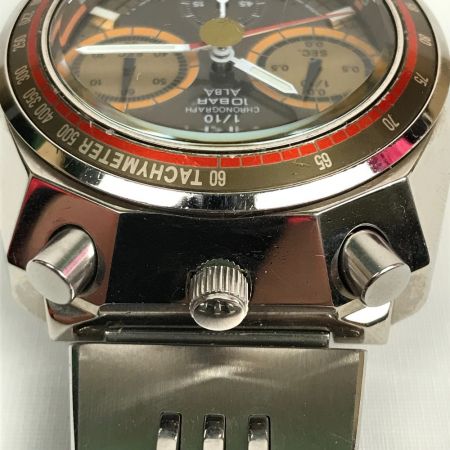  ALBA アルバ AKA 1/10 クロノグラフ 茶 クオーツ メンズ腕時計 本体のみ  657-6060