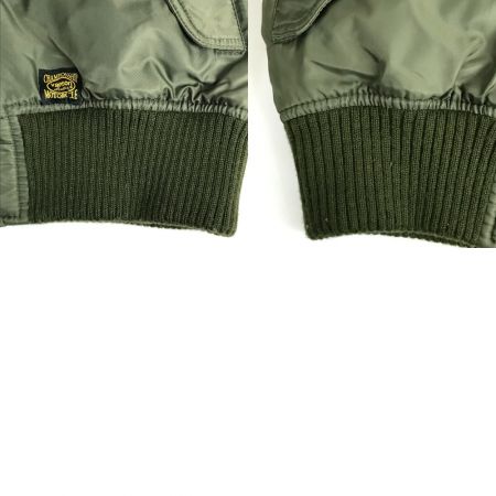  VANSON バンソン ライディングジャケット サイズL プロテクター欠品 VS578-W1501 オリーブ