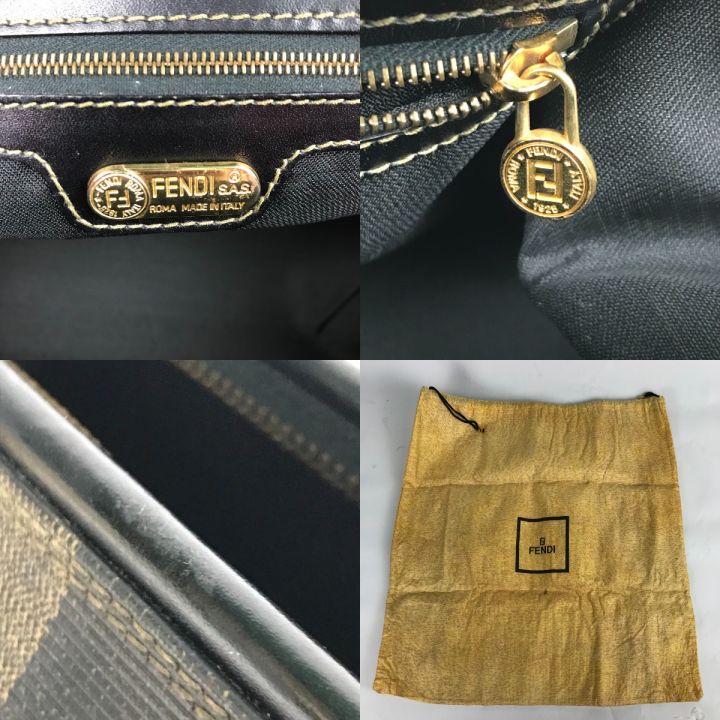 中古】 FENDI フェンディ ペカン柄 ミニボストンバッグ ハンドバッグ ブラウン｜総合リサイクルショップ なんでもリサイクルビッグバン  オンラインストア