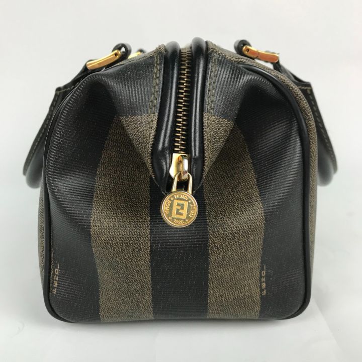 FENDI フェンディ ペカン柄 ミニボストンバッグ ハンドバッグ ブラウン｜中古｜なんでもリサイクルビッグバン