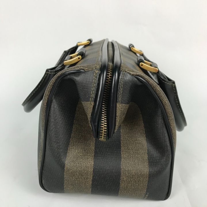 中古】 FENDI フェンディ ペカン柄 ミニボストンバッグ ハンドバッグ ...