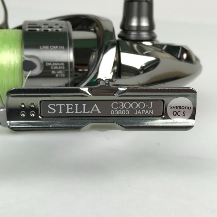 SHIMANO シマノ 18 STELLA ステラ C3000-J スピニングリール 03803｜中古｜なんでもリサイクルビッグバン