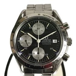 ■■ OMEGA オメガ スピードマスター デイト 自動巻き SS ブラック メンズ腕時計 175 0043 375 0043 Bランク