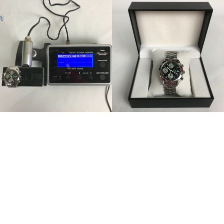  OMEGA オメガ スピードマスター デイト 自動巻き SS ブラック メンズ腕時計 175 0043 375 0043