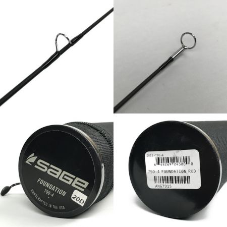  sage セージ FOUNDATION セージ ファウンデーション フライロッド 4ピース ケース付き 790-4 7WT 9´0´´