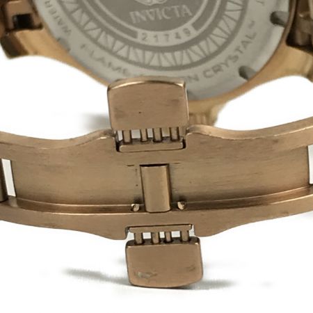  INVICTA インビクタ メンズ腕時計 クォーツ スカル ボーンコレクター 21749 ゴールド