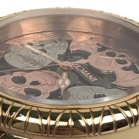  INVICTA インビクタ メンズ腕時計 クォーツ スカル ボーンコレクター 21749 ゴールド