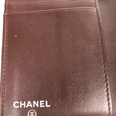  CHANEL シャネル 3つ折り財布 マトラッセ キャビアスキン ココマーク A84401 ブラック