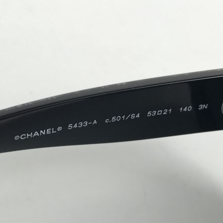  CHANEL シャネル サングラス ケース付 5433-A ブラック