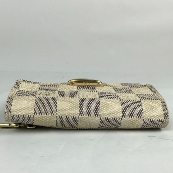 中古】 LOUIS VUITTON ルイヴィトン ダミエ アズール ポルトフォイユ ...