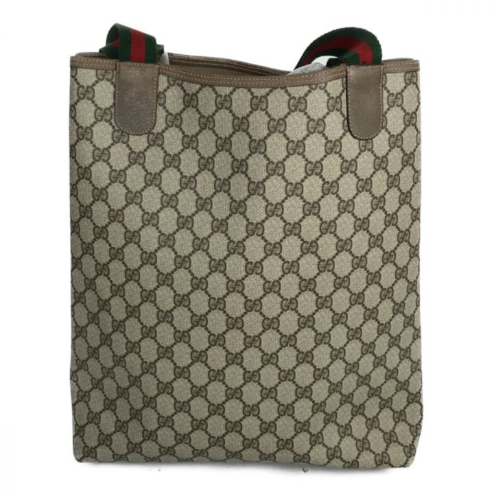 GUCCI グッチ オールドグッチ GG柄 シェリーライン トートバッグ 39.02.003.｜中古｜なんでもリサイクルビッグバン