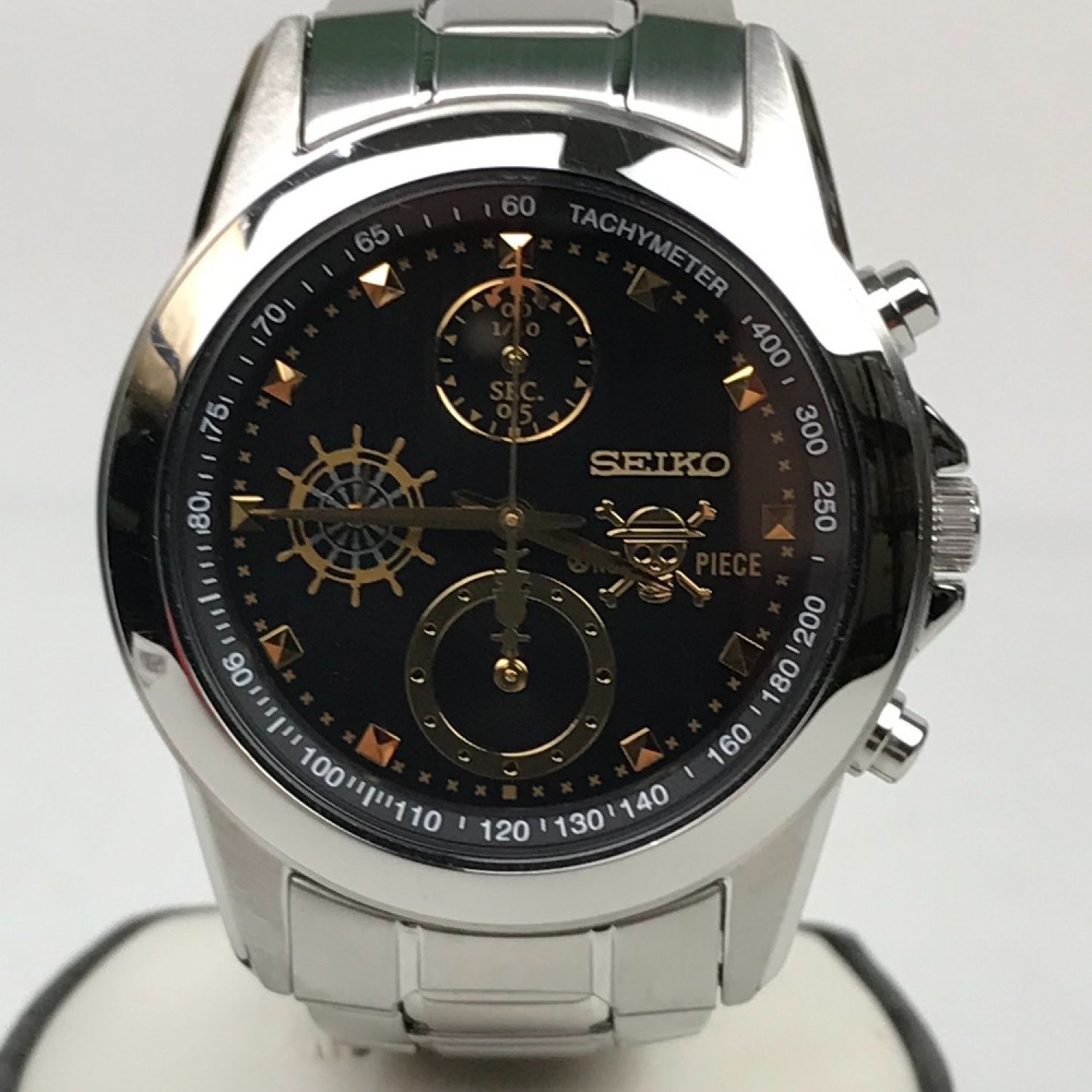 中古】 SEIKO×ONE PIECE セイコー ワンピース 15th コラボ クロノ