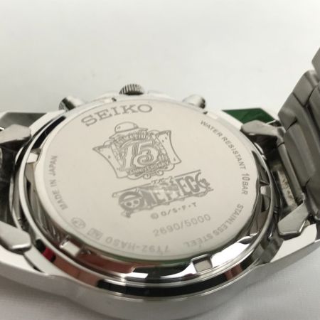 SEIKO×ONE PIECE セイコー ワンピース 15th コラボ クロノグラフ メンズ腕時計 7T92-HAS0