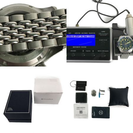  SPINNAKER スピニカー ブラッドナー インナーベゼル 自動巻き メンズ腕時計 ブルー SP-5062