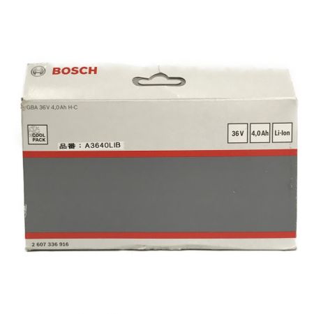  BOSCH ボッシュ 36V 4.0Ah リチウムイオンバッテリー 3480