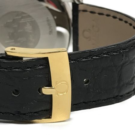  OMEGA オメガ DeVille デビル プレステージ 自動巻き レザー メンズ腕時計 1108