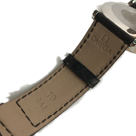  OMEGA オメガ DeVille デビル プレステージ 自動巻き レザー メンズ腕時計 1108