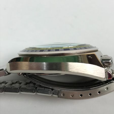  ALBA アルバ AKA 1/10 クロノグラフ グリーン クオーツ メンズ腕時計 本体のみ 657-6060