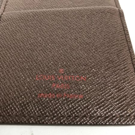  LOUIS VUITTON ルイヴィトン ダミエ ポルトフォイユ・ブラザ 二つ折り長財布  N60017 ブラウン TS1132